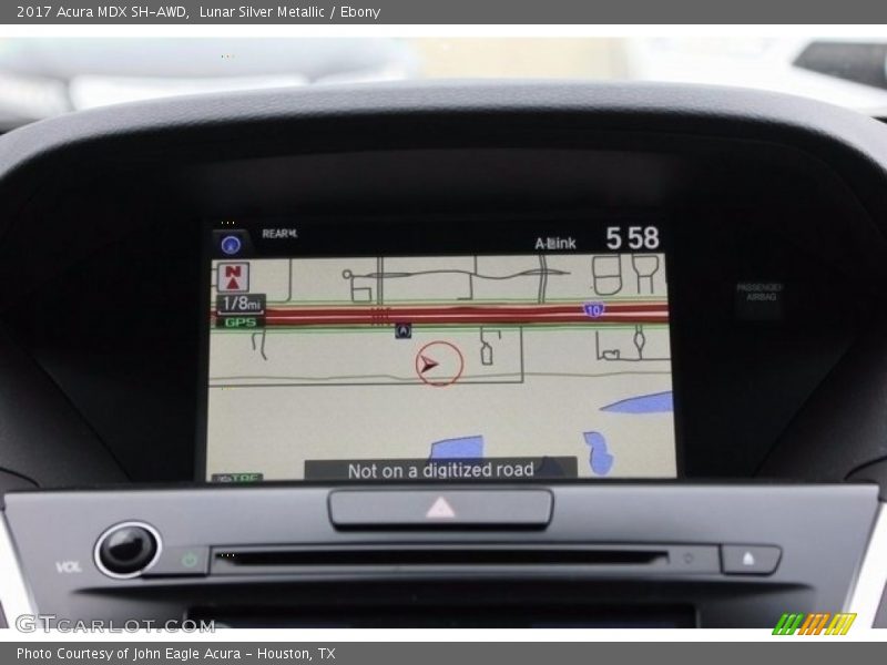 Lunar Silver Metallic / Ebony 2017 Acura MDX SH-AWD