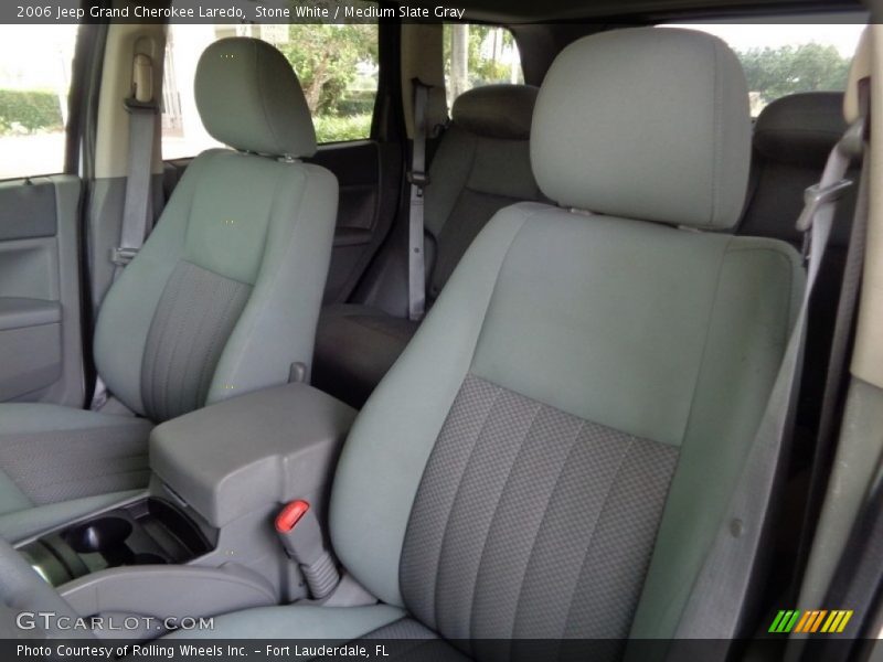 Stone White / Medium Slate Gray 2006 Jeep Grand Cherokee Laredo