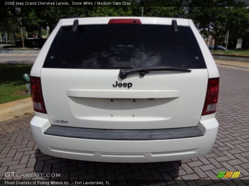 Stone White / Medium Slate Gray 2006 Jeep Grand Cherokee Laredo