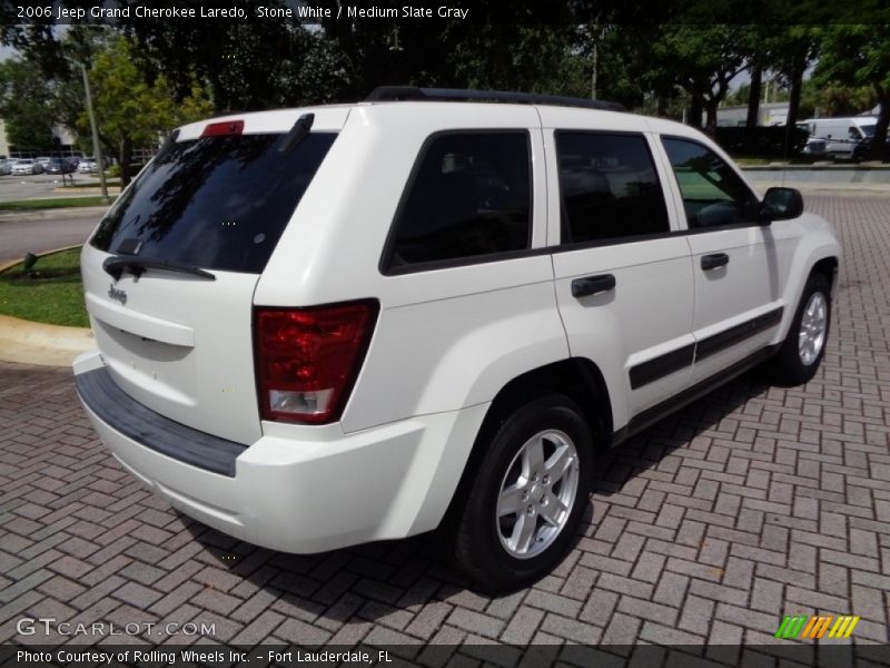 Stone White / Medium Slate Gray 2006 Jeep Grand Cherokee Laredo