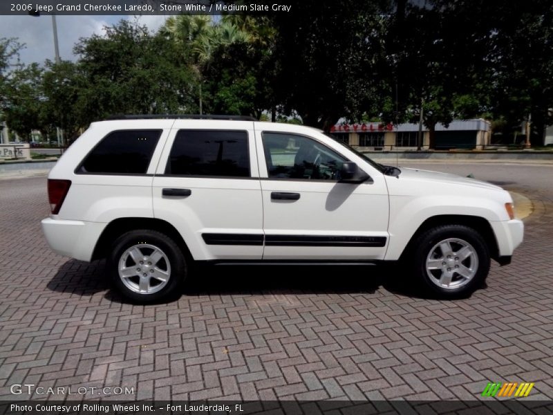 Stone White / Medium Slate Gray 2006 Jeep Grand Cherokee Laredo