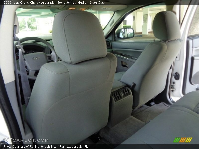 Stone White / Medium Slate Gray 2006 Jeep Grand Cherokee Laredo