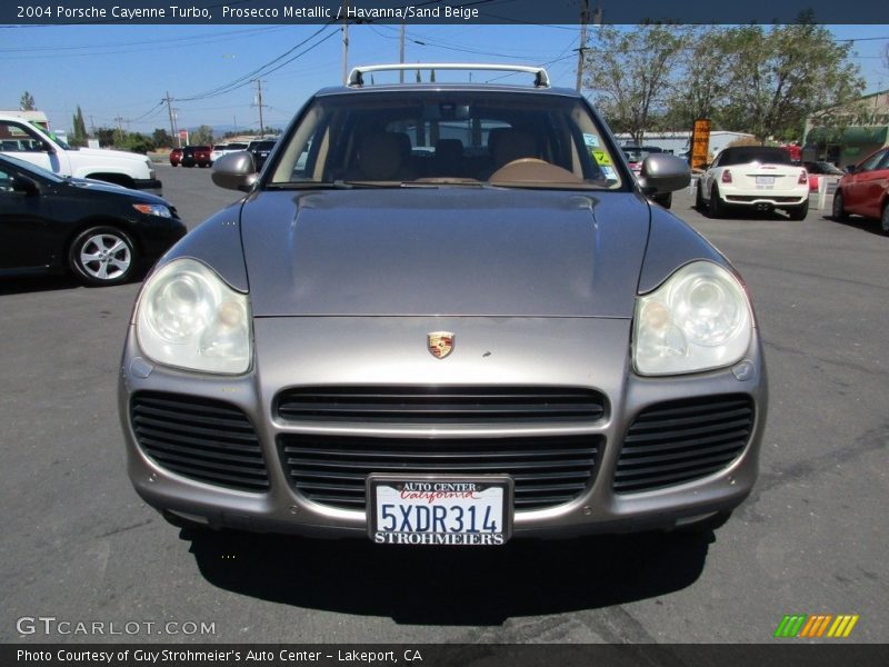 Prosecco Metallic / Havanna/Sand Beige 2004 Porsche Cayenne Turbo
