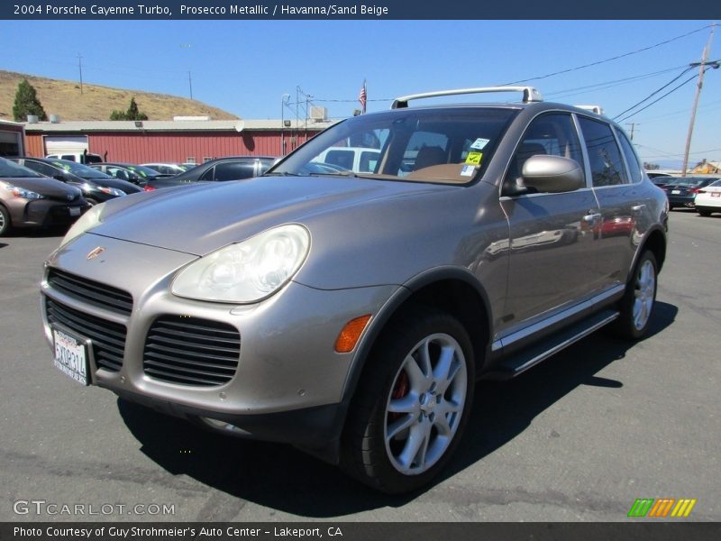 Prosecco Metallic / Havanna/Sand Beige 2004 Porsche Cayenne Turbo