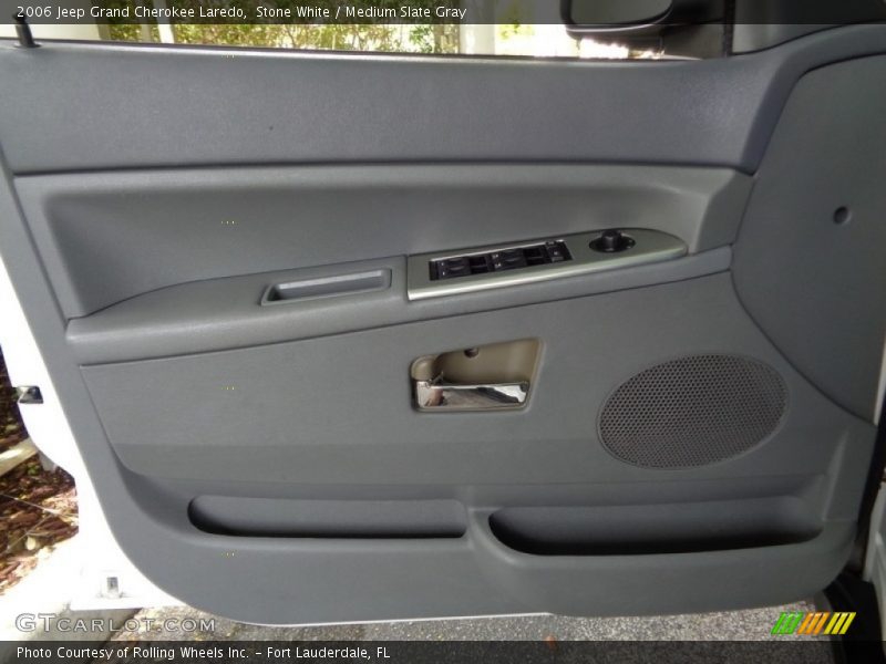 Stone White / Medium Slate Gray 2006 Jeep Grand Cherokee Laredo