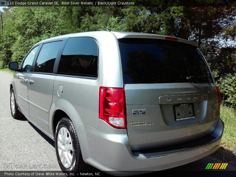 Billet Silver Metallic / Black/Light Graystone 2016 Dodge Grand Caravan SE