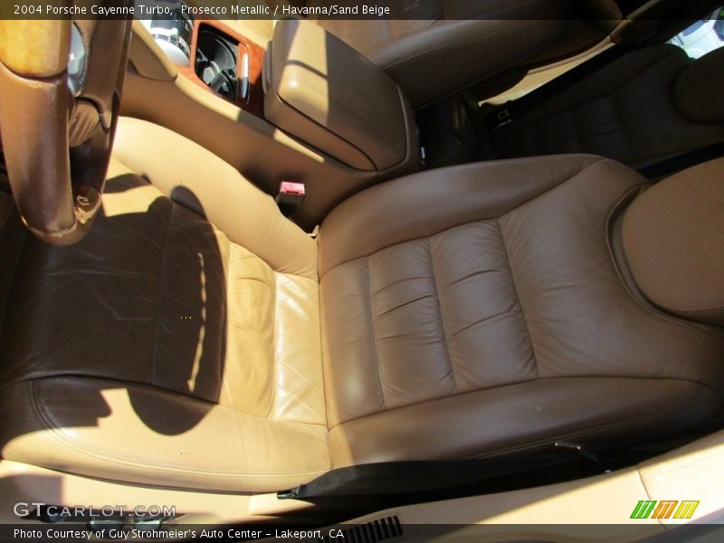 Prosecco Metallic / Havanna/Sand Beige 2004 Porsche Cayenne Turbo