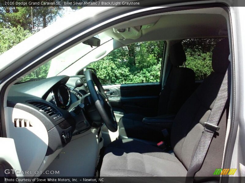 Billet Silver Metallic / Black/Light Graystone 2016 Dodge Grand Caravan SE