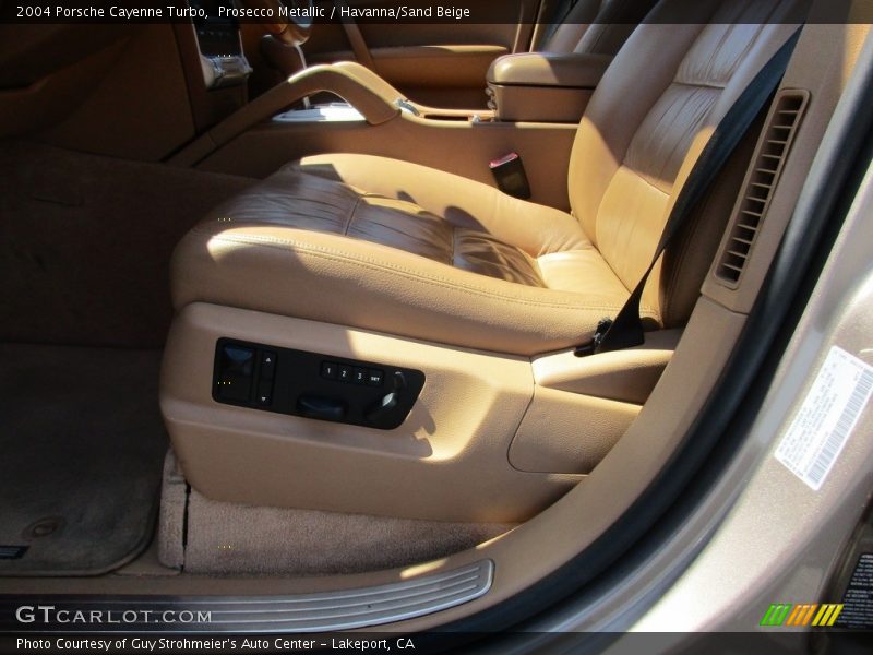 Prosecco Metallic / Havanna/Sand Beige 2004 Porsche Cayenne Turbo