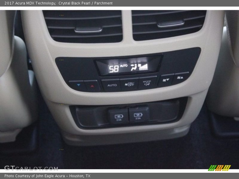 Crystal Black Pearl / Parchment 2017 Acura MDX Technology