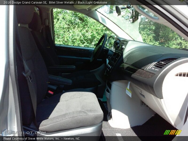 Billet Silver Metallic / Black/Light Graystone 2016 Dodge Grand Caravan SE