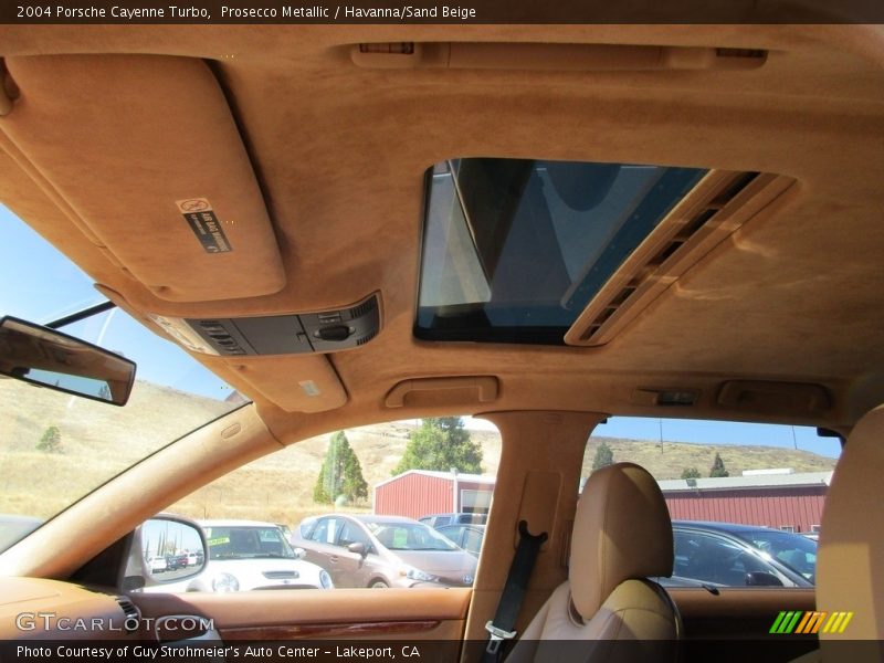 Prosecco Metallic / Havanna/Sand Beige 2004 Porsche Cayenne Turbo