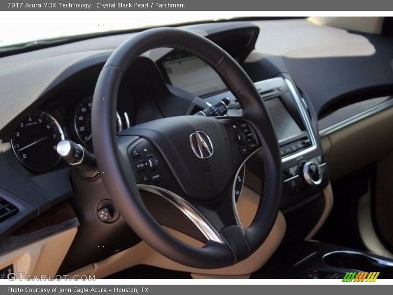 Crystal Black Pearl / Parchment 2017 Acura MDX Technology