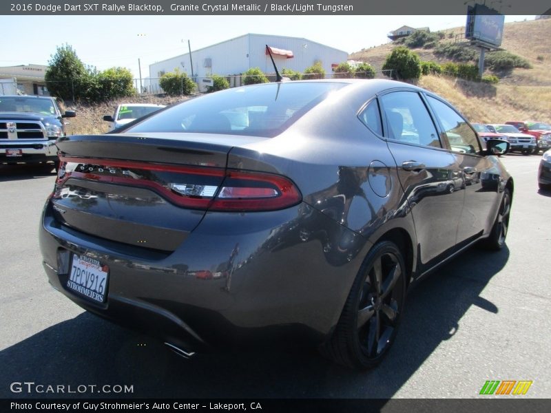 Granite Crystal Metallic / Black/Light Tungsten 2016 Dodge Dart SXT Rallye Blacktop