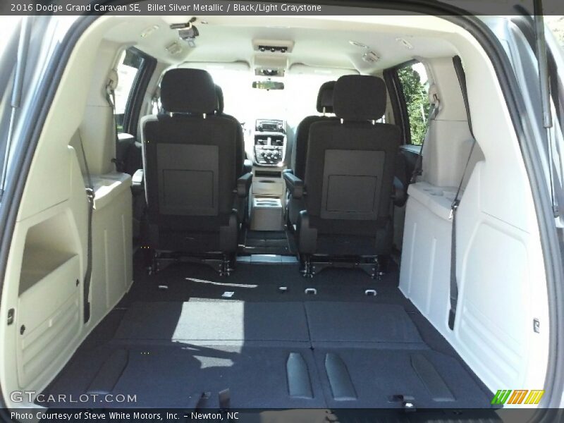 Billet Silver Metallic / Black/Light Graystone 2016 Dodge Grand Caravan SE