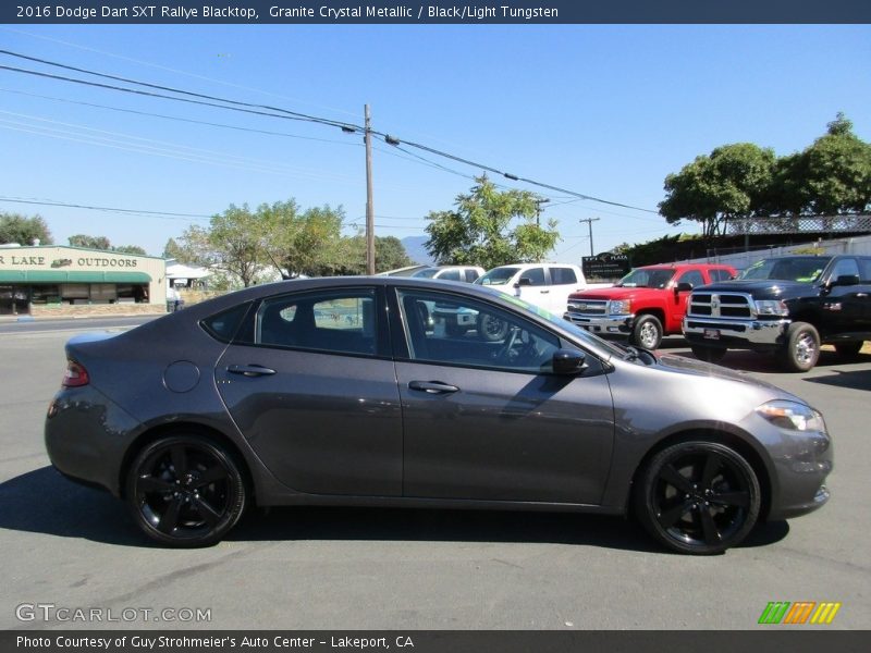 Granite Crystal Metallic / Black/Light Tungsten 2016 Dodge Dart SXT Rallye Blacktop