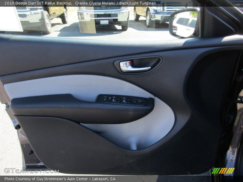 Granite Crystal Metallic / Black/Light Tungsten 2016 Dodge Dart SXT Rallye Blacktop