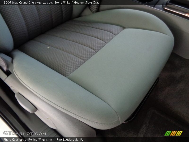 Stone White / Medium Slate Gray 2006 Jeep Grand Cherokee Laredo