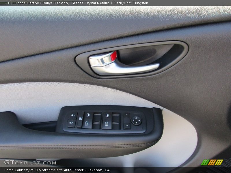 Granite Crystal Metallic / Black/Light Tungsten 2016 Dodge Dart SXT Rallye Blacktop
