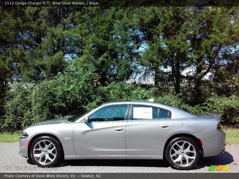 Billet Silver Metallic / Black 2016 Dodge Charger R/T