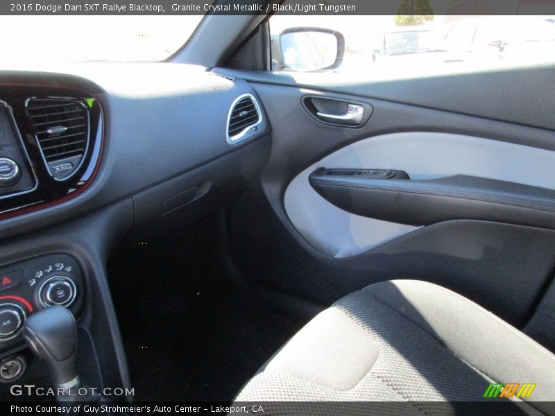 Granite Crystal Metallic / Black/Light Tungsten 2016 Dodge Dart SXT Rallye Blacktop
