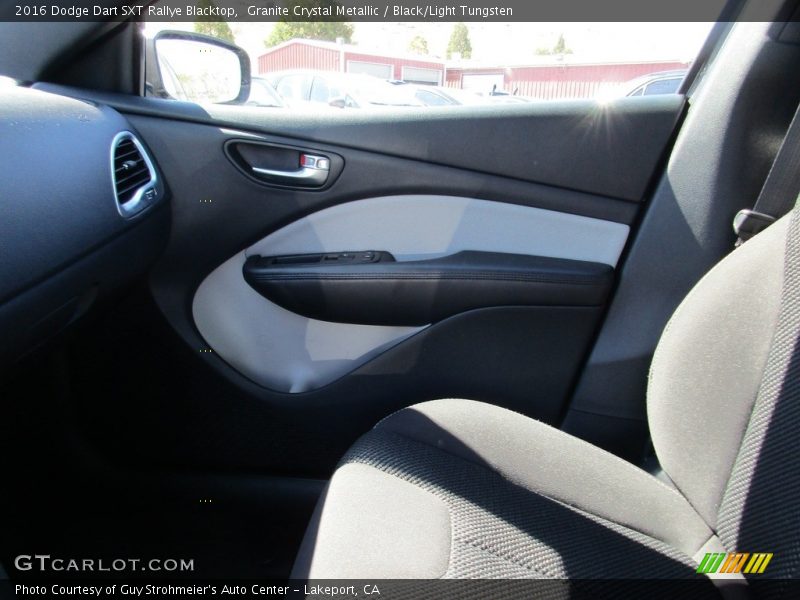 Granite Crystal Metallic / Black/Light Tungsten 2016 Dodge Dart SXT Rallye Blacktop