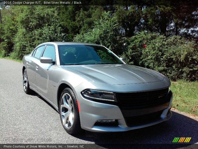 Billet Silver Metallic / Black 2016 Dodge Charger R/T