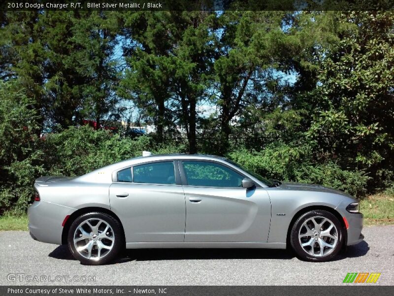 Billet Silver Metallic / Black 2016 Dodge Charger R/T