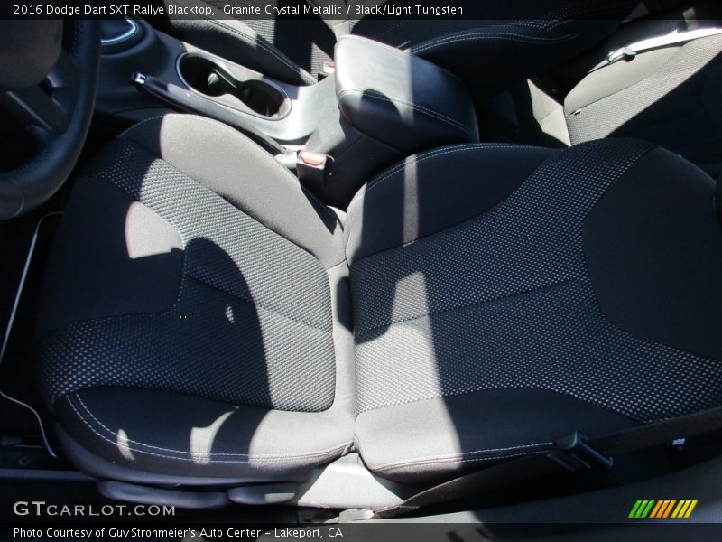 Granite Crystal Metallic / Black/Light Tungsten 2016 Dodge Dart SXT Rallye Blacktop