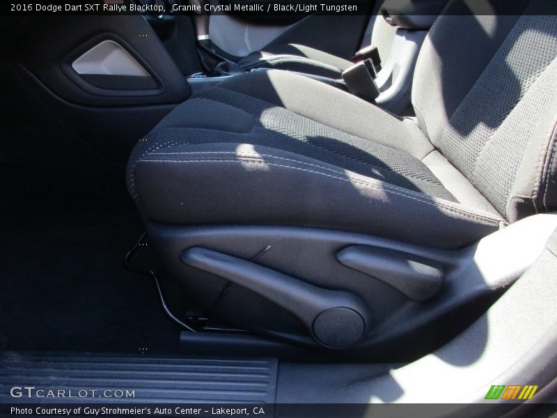 Granite Crystal Metallic / Black/Light Tungsten 2016 Dodge Dart SXT Rallye Blacktop