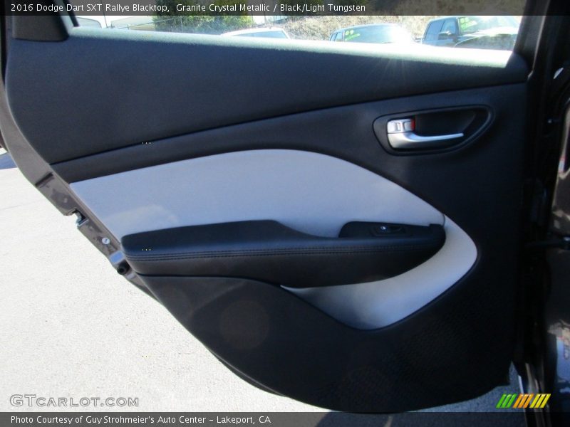 Granite Crystal Metallic / Black/Light Tungsten 2016 Dodge Dart SXT Rallye Blacktop