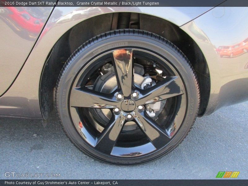 Granite Crystal Metallic / Black/Light Tungsten 2016 Dodge Dart SXT Rallye Blacktop