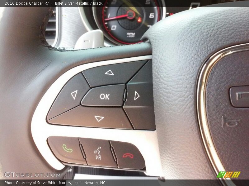 Billet Silver Metallic / Black 2016 Dodge Charger R/T