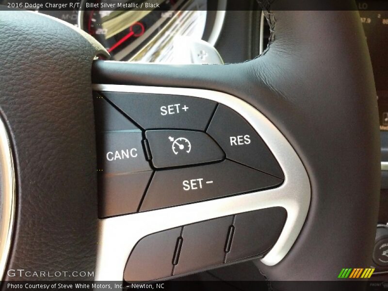 Billet Silver Metallic / Black 2016 Dodge Charger R/T