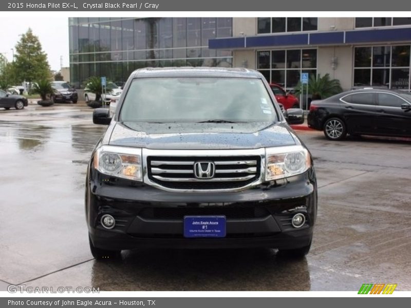 Crystal Black Pearl / Gray 2015 Honda Pilot EX-L