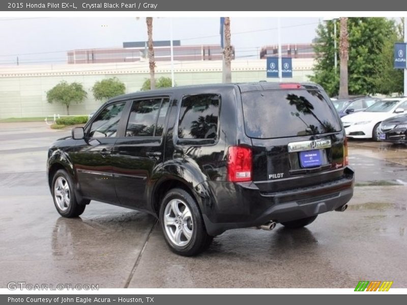 Crystal Black Pearl / Gray 2015 Honda Pilot EX-L