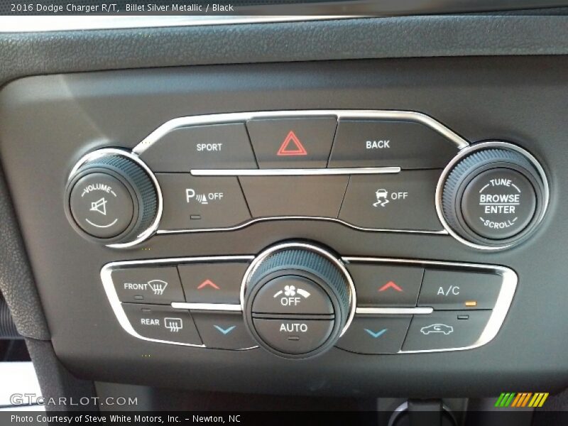 Billet Silver Metallic / Black 2016 Dodge Charger R/T