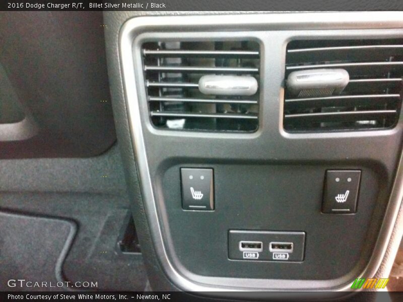 Billet Silver Metallic / Black 2016 Dodge Charger R/T