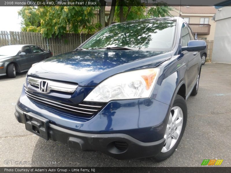 Royal Blue Pearl / Black 2008 Honda CR-V EX-L 4WD
