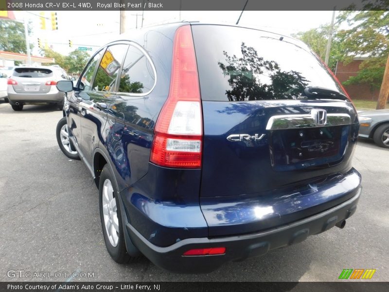 Royal Blue Pearl / Black 2008 Honda CR-V EX-L 4WD