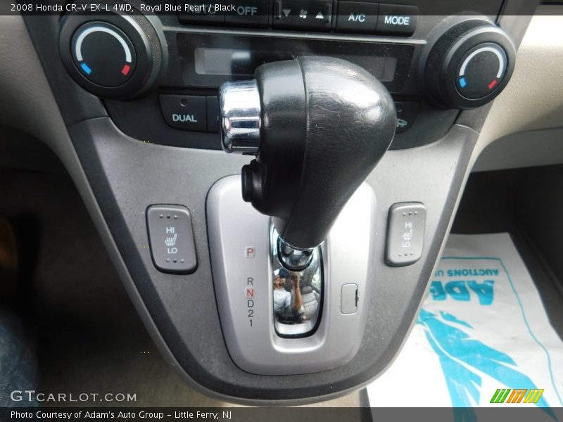 Royal Blue Pearl / Black 2008 Honda CR-V EX-L 4WD