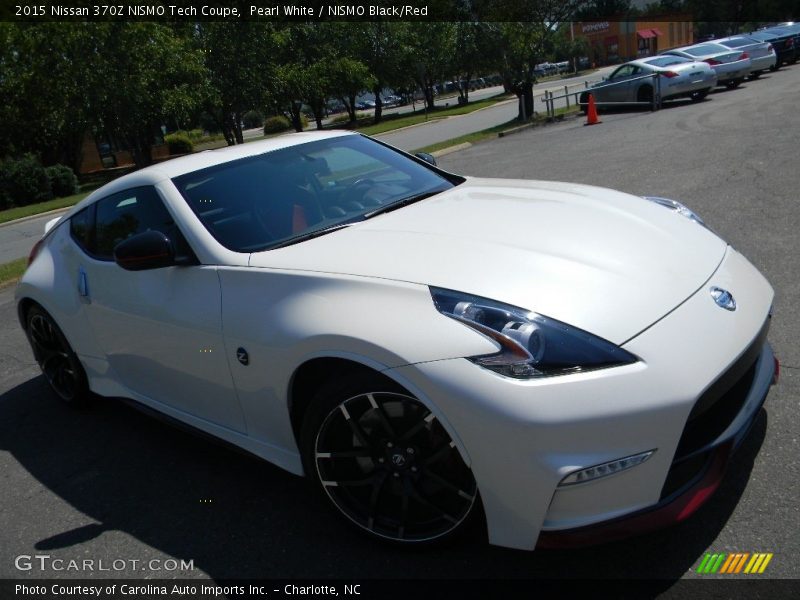 Pearl White / NISMO Black/Red 2015 Nissan 370Z NISMO Tech Coupe