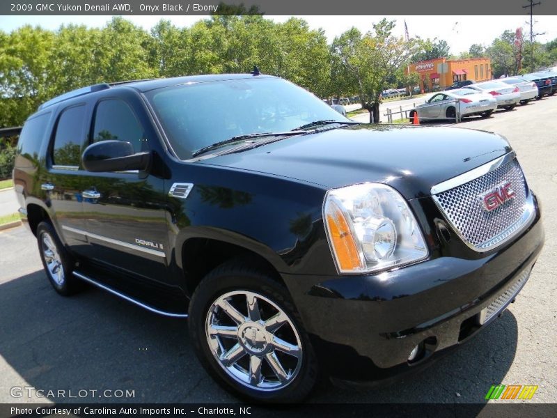 Onyx Black / Ebony 2009 GMC Yukon Denali AWD