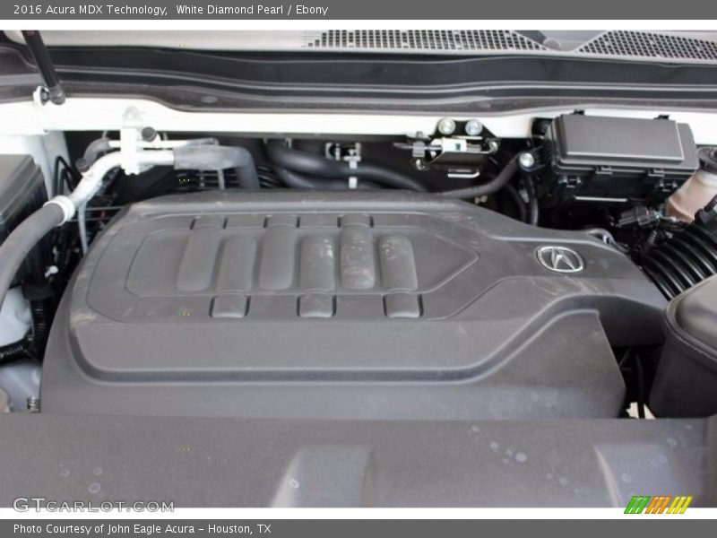 White Diamond Pearl / Ebony 2016 Acura MDX Technology