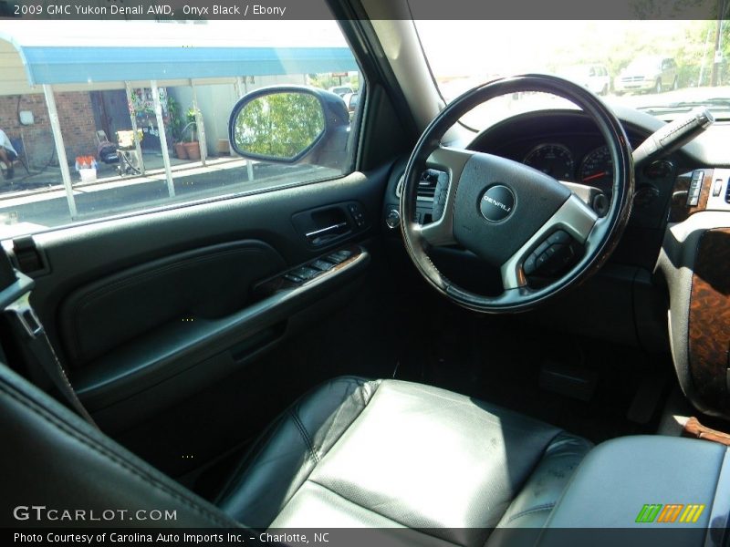 Onyx Black / Ebony 2009 GMC Yukon Denali AWD