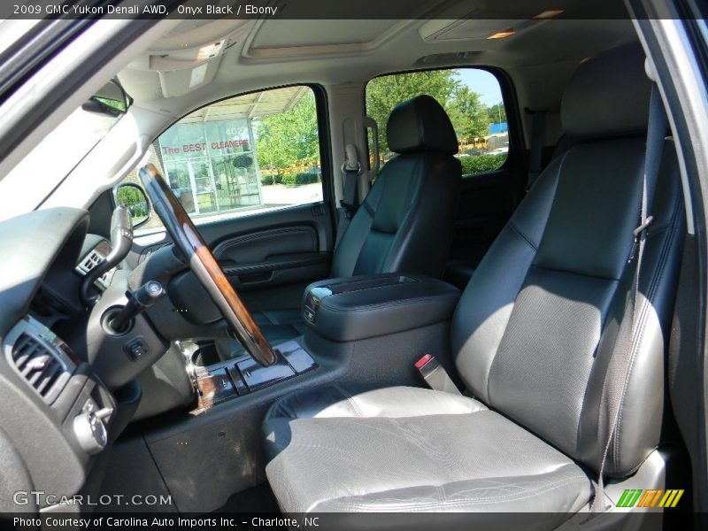 Onyx Black / Ebony 2009 GMC Yukon Denali AWD