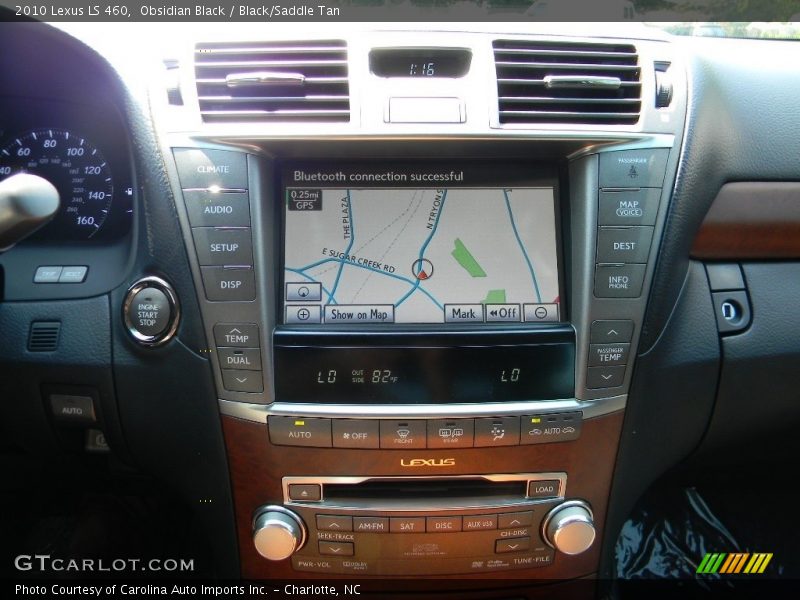 Obsidian Black / Black/Saddle Tan 2010 Lexus LS 460