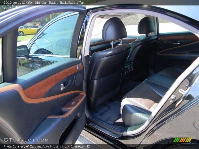 Obsidian Black / Black/Saddle Tan 2010 Lexus LS 460