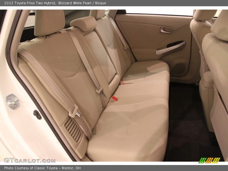 Blizzard White Pearl / Bisque 2013 Toyota Prius Two Hybrid