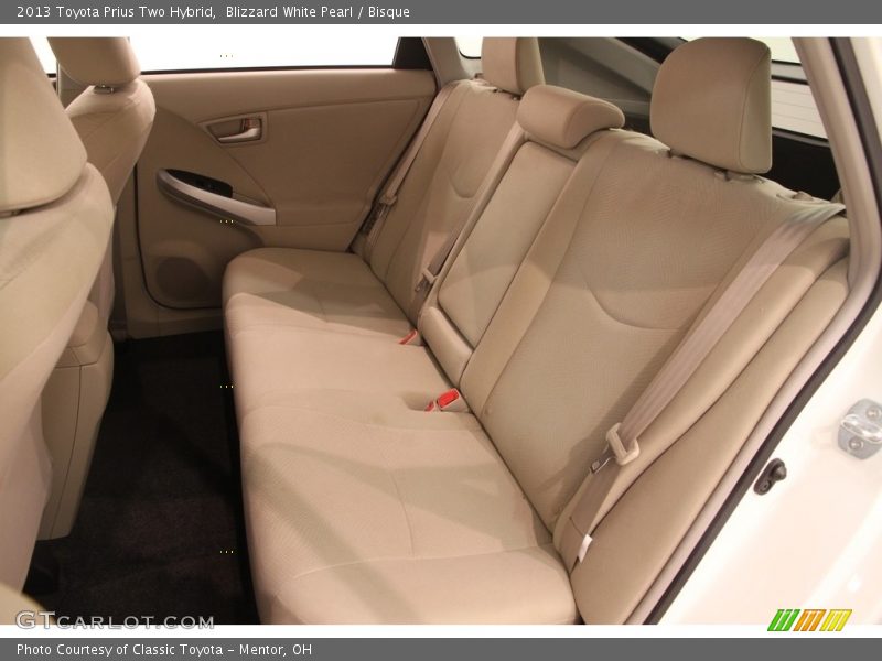 Blizzard White Pearl / Bisque 2013 Toyota Prius Two Hybrid